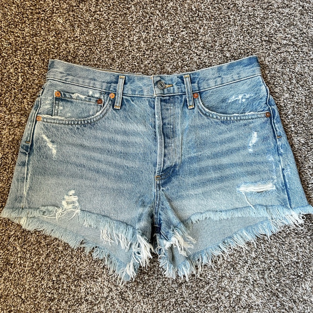 AGOLDE Parker Vintage Cut Off Short in Swapmeet
